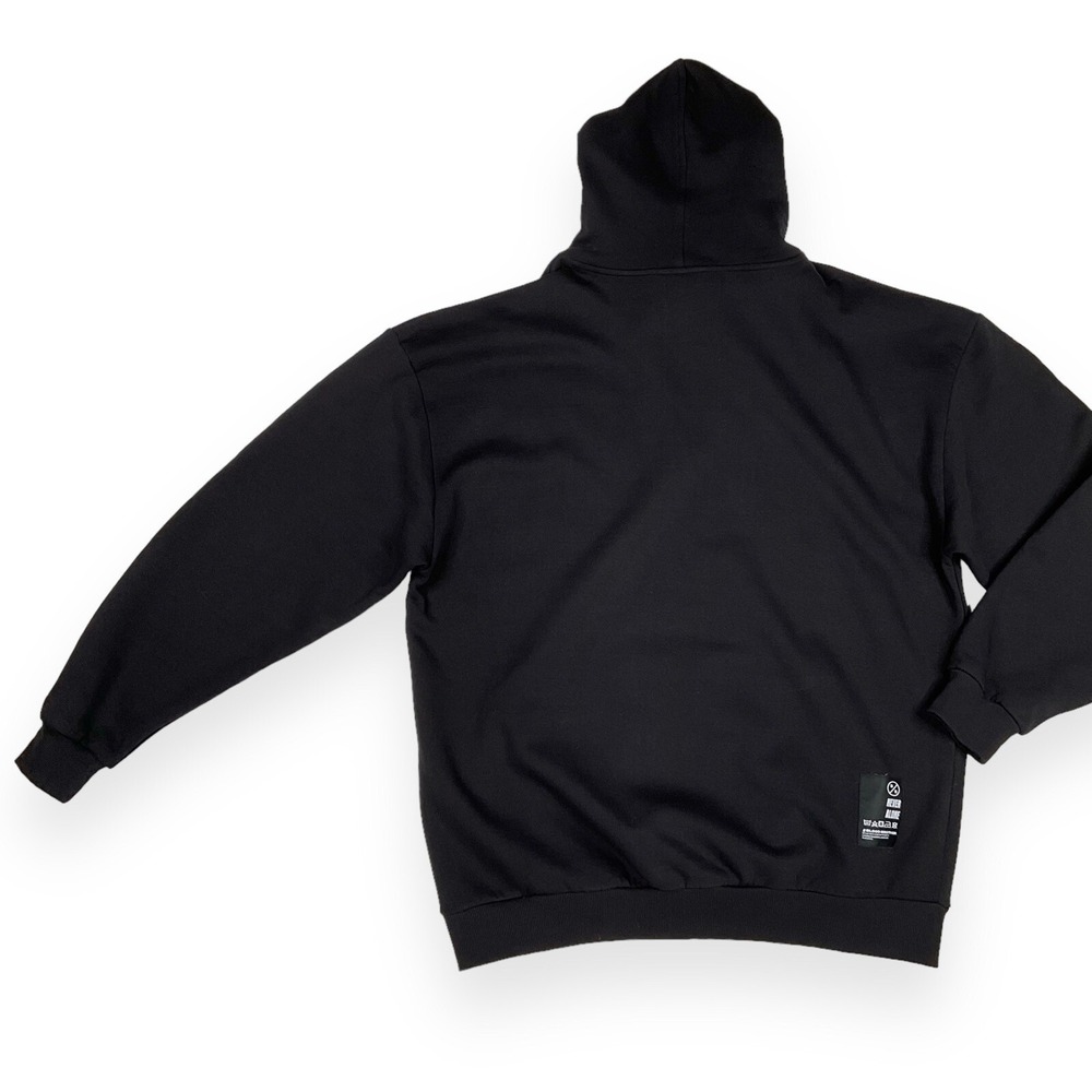 Blood Brother Sweatshirt Mens Large Black Drawstring Long Sleeve Hoodie NWOT - Picture 9 of 11